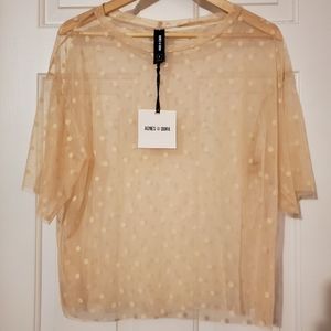 Agnes & Dora Mesh Crop Tee